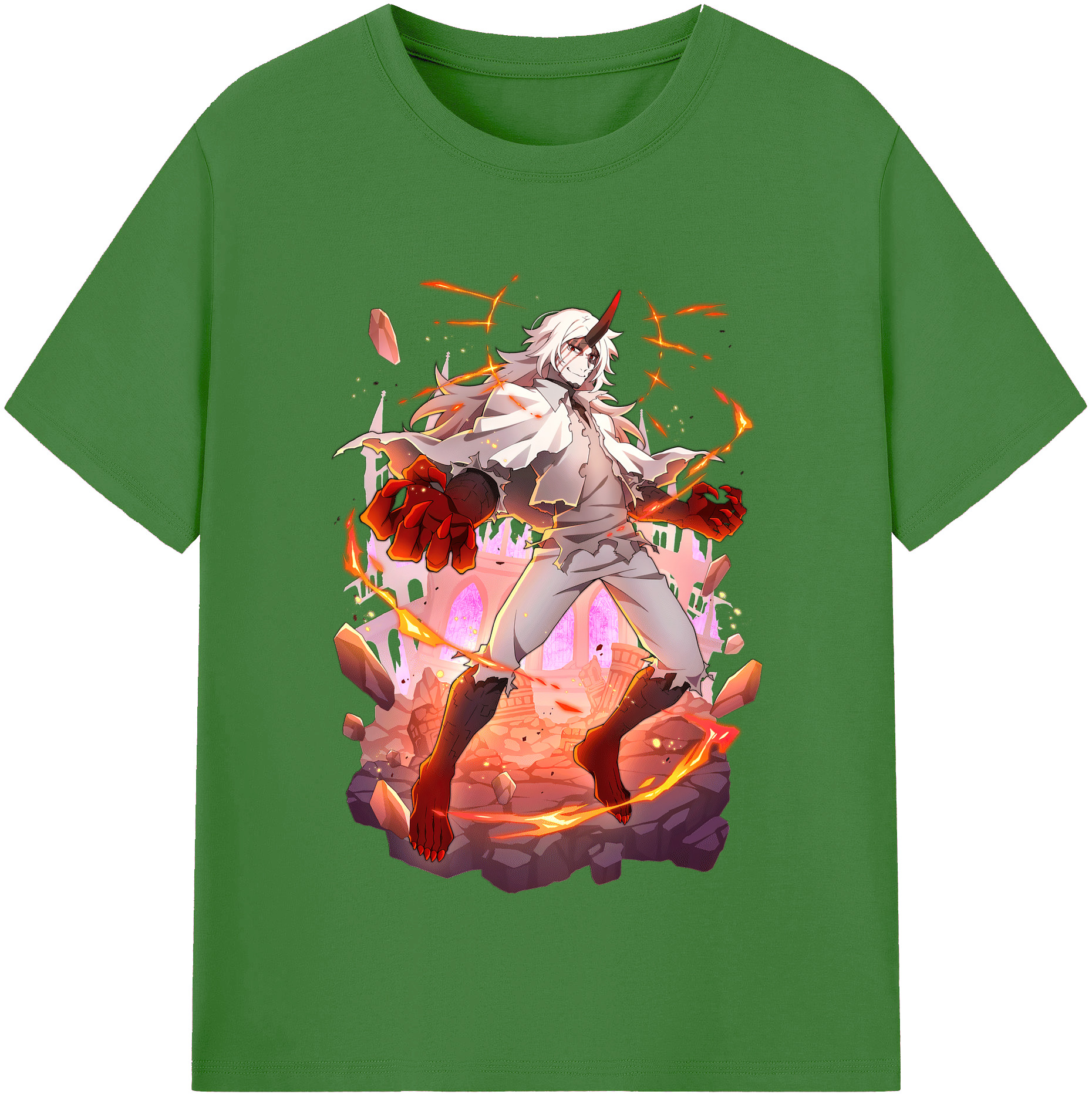 （画像用） 文豪ストレイドッグス Bungo Stray Dogs レディースカジュアルプリントTシャツ（綿100％）